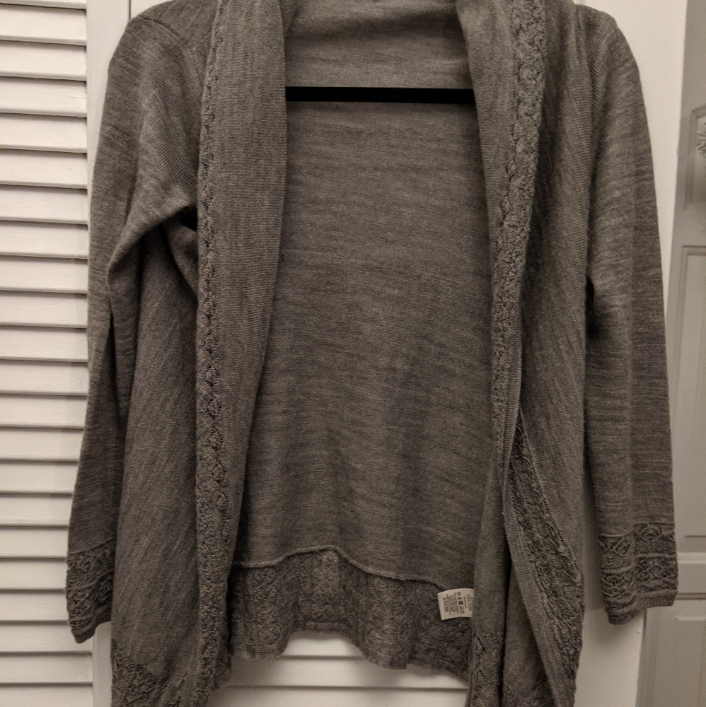 Knitted and Knotted Cardigan size petite xs